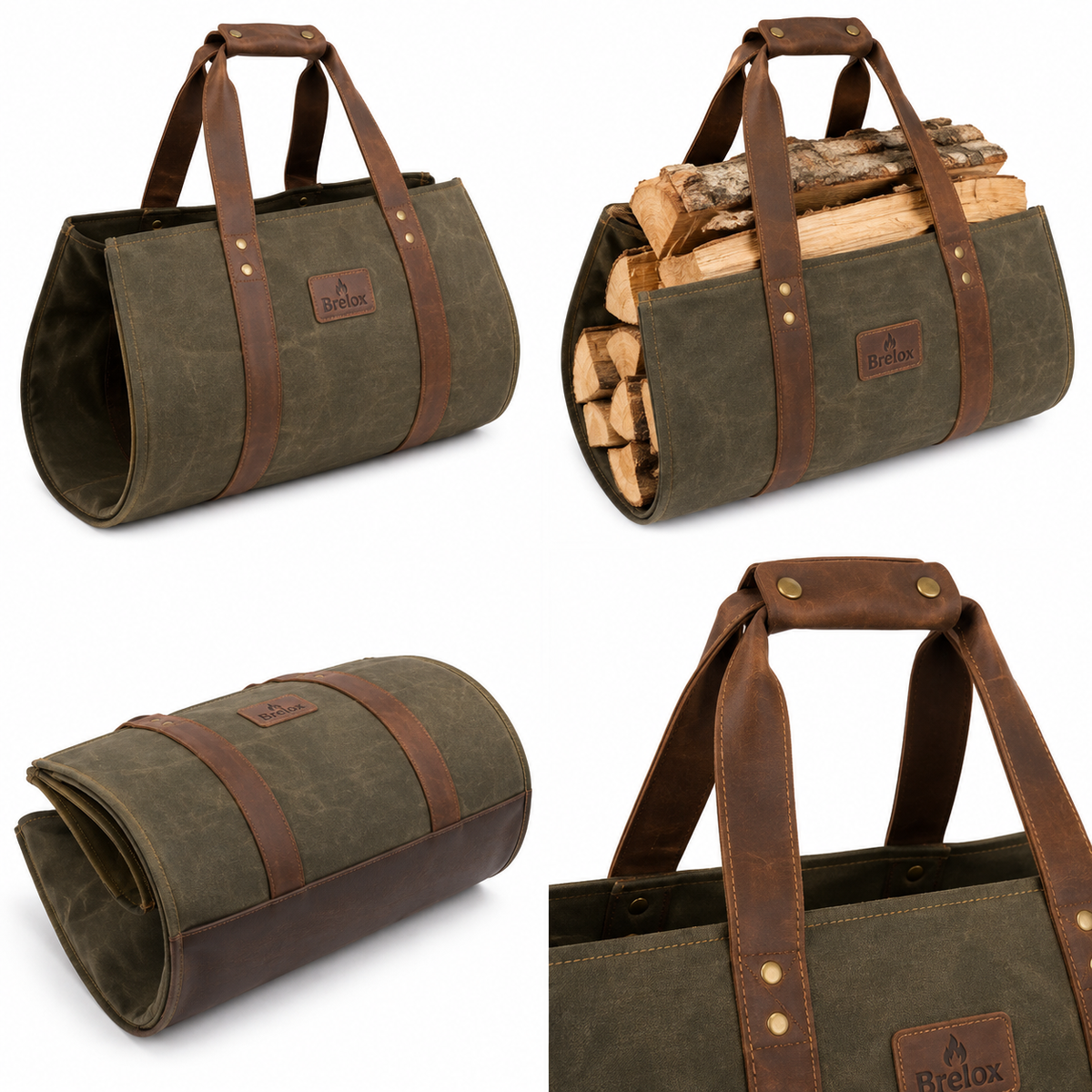 Brelox™ Canvas Firewood Carrier
